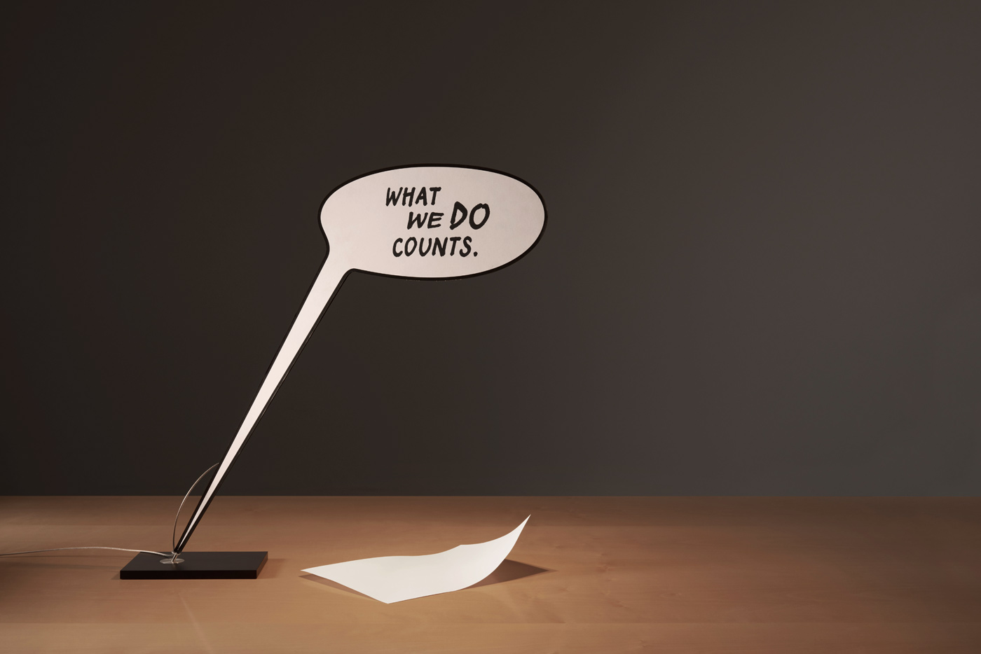 What we do counts, Ingo Maurer